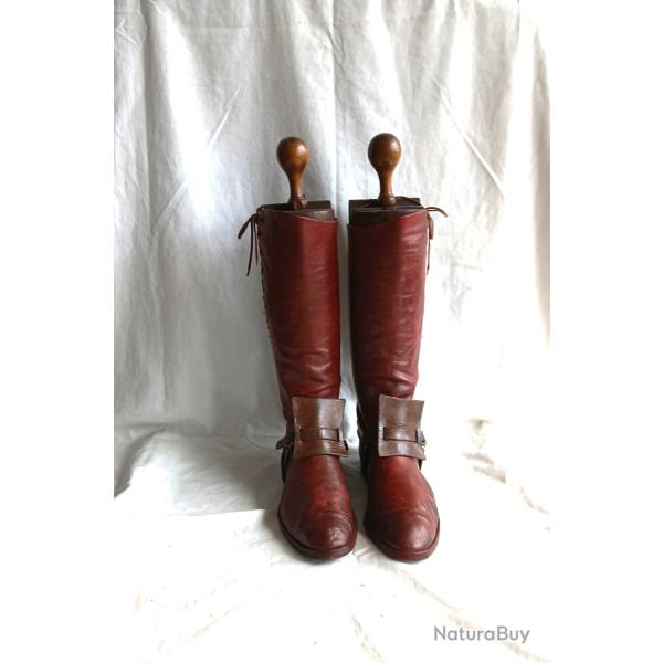 Uniforme spahis - FR412899a Paire de bottes avec �perons officier spahis