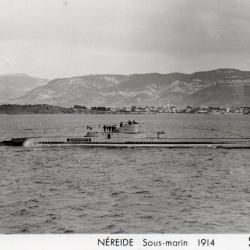 Carte postale N&eacute;r&eacute;ide Sous-marin 1914.-N&deg;8220