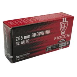 .7,65mm Browning FMJ 4,7g/73 grs (Calibre: .7,65mm Browning)