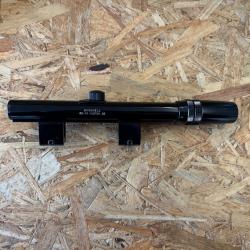 Lunette de tir vintage Bushnell 3X-7X Custom .22 + support pour rail 11mm r&eacute;ticule Fine 3-7X18mm