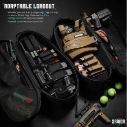 Savior Sac de Transport Double Tennis Icon pour Armes Black