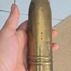 14/18 boite a mitraille 50/55mm +-Pour canon anglais Battelfield field Artois somme ypres