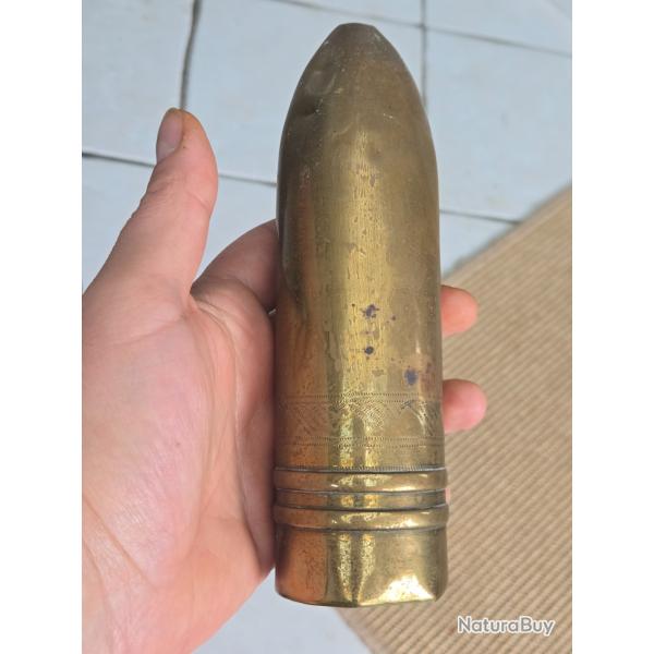 14/18 boite a mitraille 50/55mm +-Pour canon anglais Battelfield field Artois somme ypres