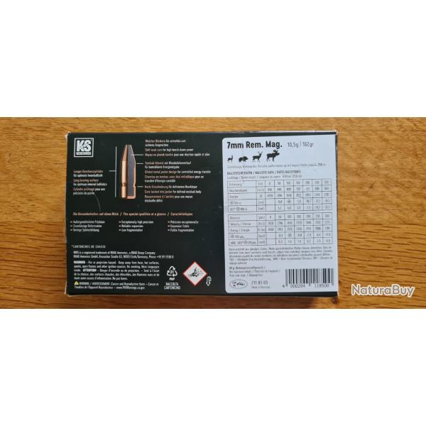 Balles rws ks 7mm Remington magnum