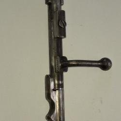 Culasse de mousqueton BERTHIER coudee complete avec extracteur TBE vendu par poudrenoirepro