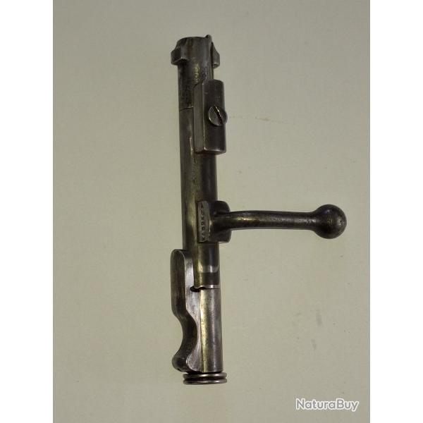 Culasse de mousqueton BERTHIER coudee complete avec extracteur TBE vendu par poudrenoirepro