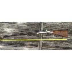 Fusil juxtapos&eacute; &agrave; broche E. Bernard
