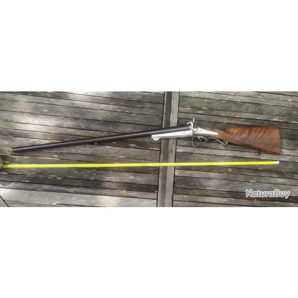 Fusil juxtapos� � broche E. Bernard