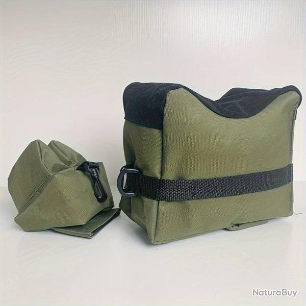 Sac de tir stabilisateur avant et arri�re kaki - TOP PRECISION - Vert et kaki !!!