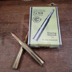 Boite de 10 balles 7x75 R VOM HOFE super express