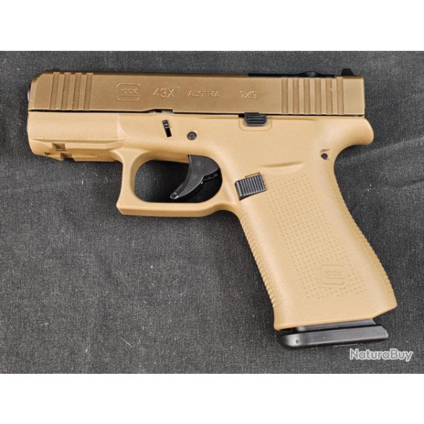 *Super prix ! Pistolet Glock 43X MOS-K FS FDE - 9mm - 022850
