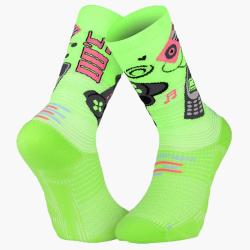 Chaussette de Course BV SPORT "RUN MARATHON G&eacute;n&eacute;rations 2000s" 45 - 46 Vert