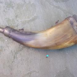 poire &agrave; poudre ancienne 23 cm