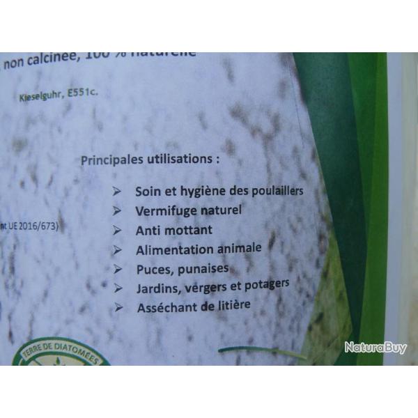 Insecticide naturel Terre Diatom�e en.2kg. Efficace et �cologique.