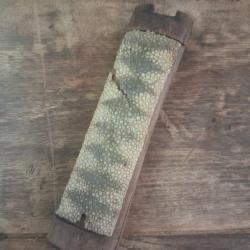 Poign&eacute;e de wakizashi (tsuka) - 12 cm - samegawa authentique - pi&egrave;ce ancienne japon