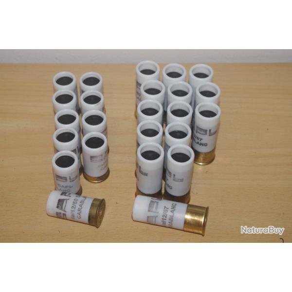 24 cartouches � blanc neuves SAPL Calibre12/50 et 12/67