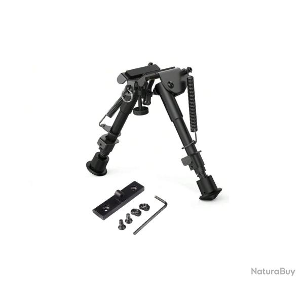 Bipied en aluminium compatible M-LOK et grenadi�re - 15 � 23 cm