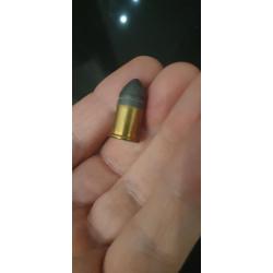 UNE CARTOUCHE ANCIENNE 41RF DERRINGER ANCIENNE A POUDRE NOIRE ET PLOMB