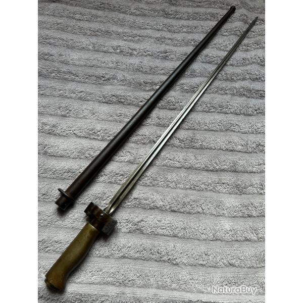 Ba�onnette fran�ais Lebel 1886 2eme type monomatricule - WW1