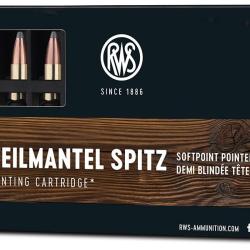 Vente Flash ! 100 Munitions RWS Teilmantel Cal.222 Rem 50Grs
