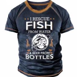 T-Shirt Streetwear impression 3D Motif P&Ecirc;CHE ref/117 ENCHERE 1 EURO