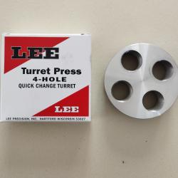 Disque 4 holes pour LEE TURRET + adaptateur/rehausse