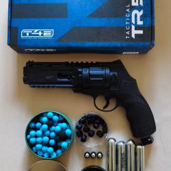 Pack revolver Umarex T4E TR50 L gen2  noir Laser.