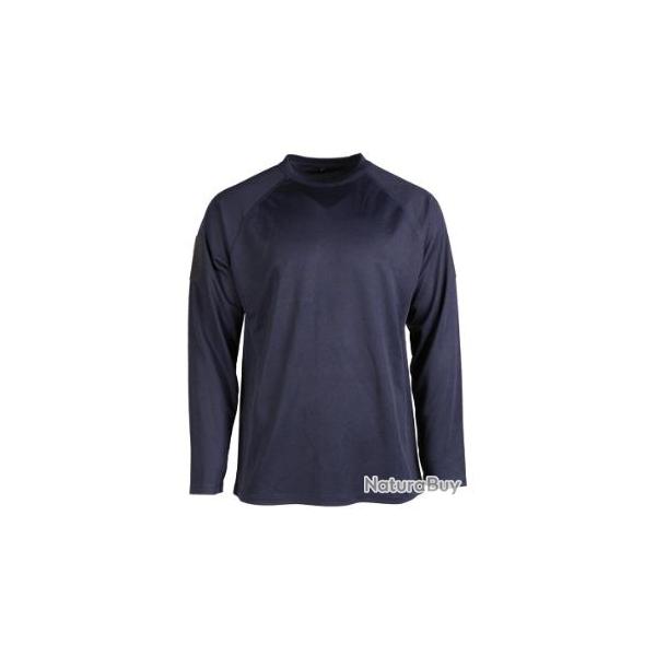 T-SHIRT MANCHES LONGUES BLEU - MILTEC NEUF S BLEU