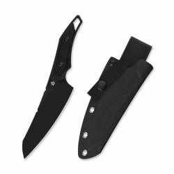 QS172A2 Couteau QSP T-Cook | Lame Acier Nitro-V Black | Manche G10 Noir | Housse Kydex |