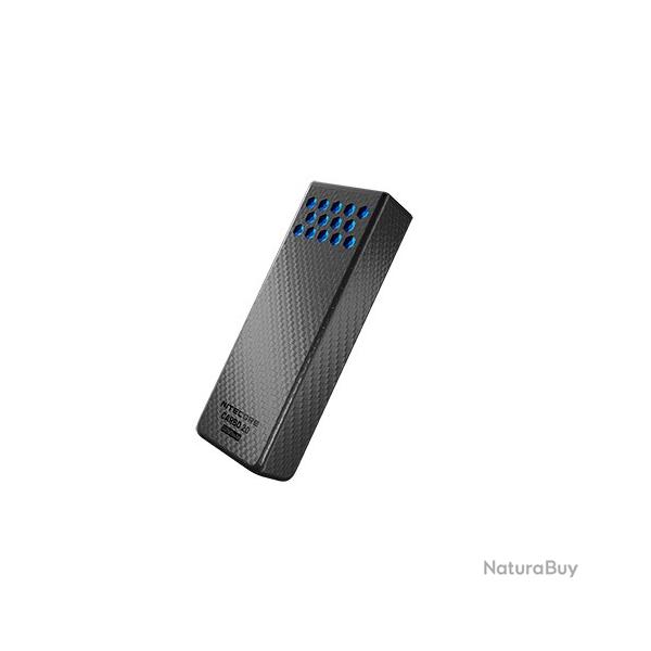 Powerbank Nitecore CARBO 20 - 20 000mAh - 65W - Charge Rapide Bidirectionnelle - IPX8 - Bleu