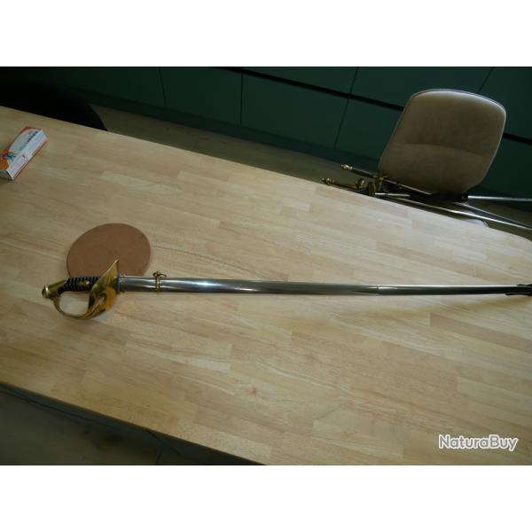 Sabre 1923 d'officier Fran�ais Atypique avec Grenade sur la fus� et Lame H�ller Solingen