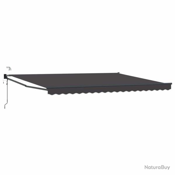 Auvent r�tractable �lectrique Anthracite 4 x 2 m