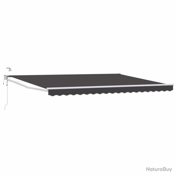 Auvent r�tractable �lectrique Anthracite 4 x 2 m