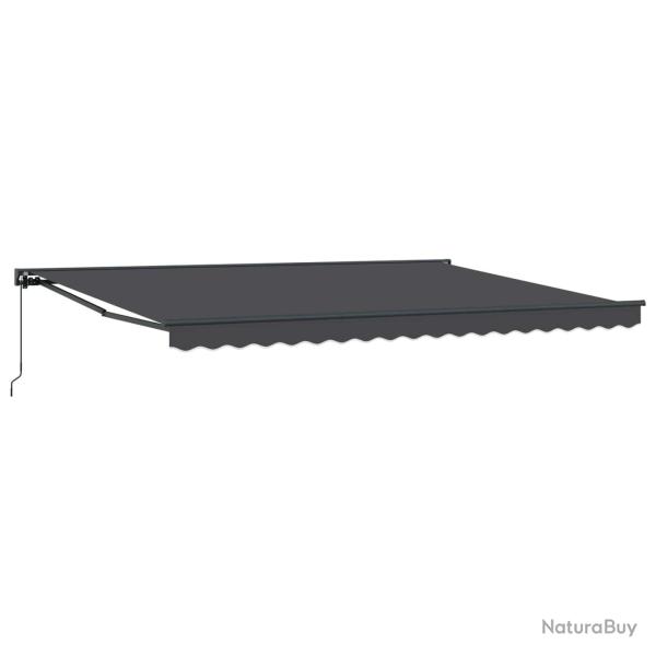 Auvent r�tractable manuel Anthracite 4 x 2 m