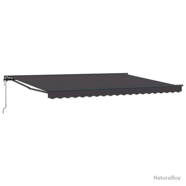 Auvent r�tractable �lectrique Anthracite 4 x 2 m