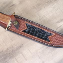 GROS COUTEAU BOWIE KNIFE LAME DAMAS