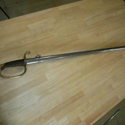 Sabre d'Adjudant 1845/1882 (Monture de 1845 avec une lame de sabre d'officier 1882)