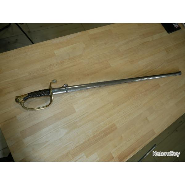 Sabre d'Adjudant 1845/1882 (Monture de 1845 avec une lame de sabre d'officier 1882)