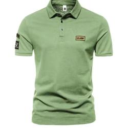 Polo US ARMY Brod&eacute; coloris VERT
