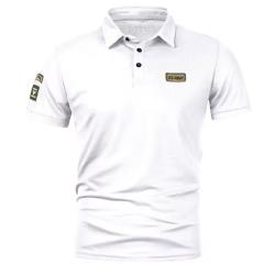 Polo US ARMY Brod&eacute; coloris BLANC