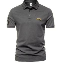 Polo US ARMY Brod&eacute; coloris GRIS