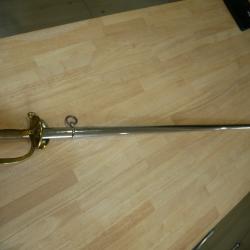 &Eacute;P&Eacute;E D'OFFICIER SUBALTERNE DE TOUTES ARMES, mod&egrave;le 1872, Troisi&egrave;me R&eacute;publique