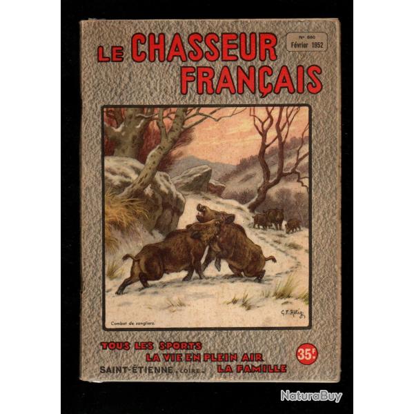 le chasseur fran�ais 660 1952,  chasse , p�che , maison, sant�, manufrance , jardinage , �levage ,