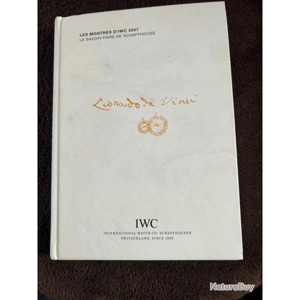Les montres d'IWC 2007, IWC Horlogerie, catalogue France