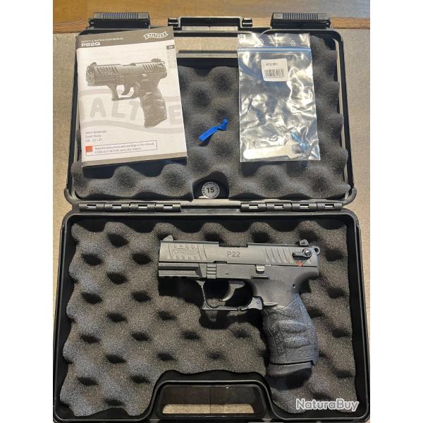 WALTHER P22Q BLACK 22LR