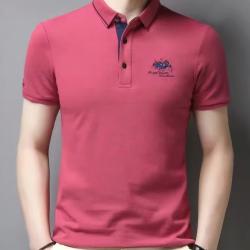 Polo Brod&eacute; Luxe coloris Rose