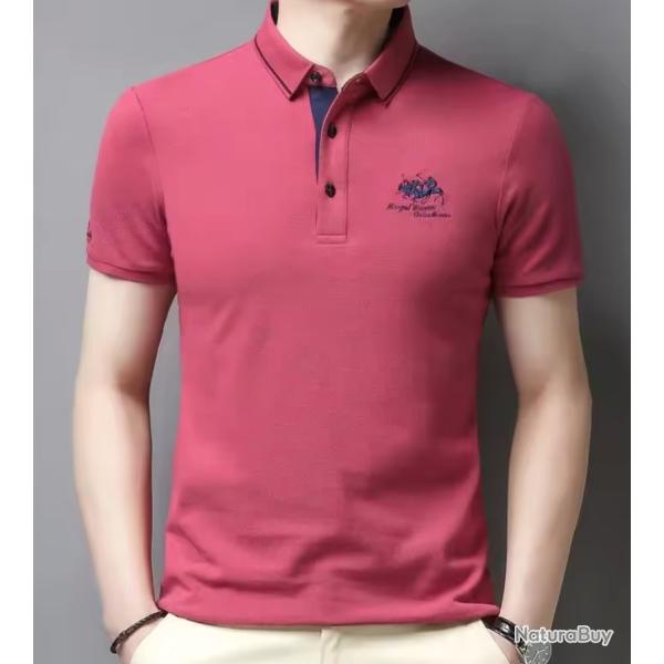 Polo Brod� Luxe coloris Rose