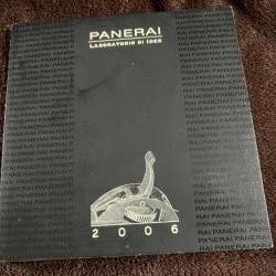 Panerai catalogue en fran&ccedil;ais montres 2006 avec liste de prix