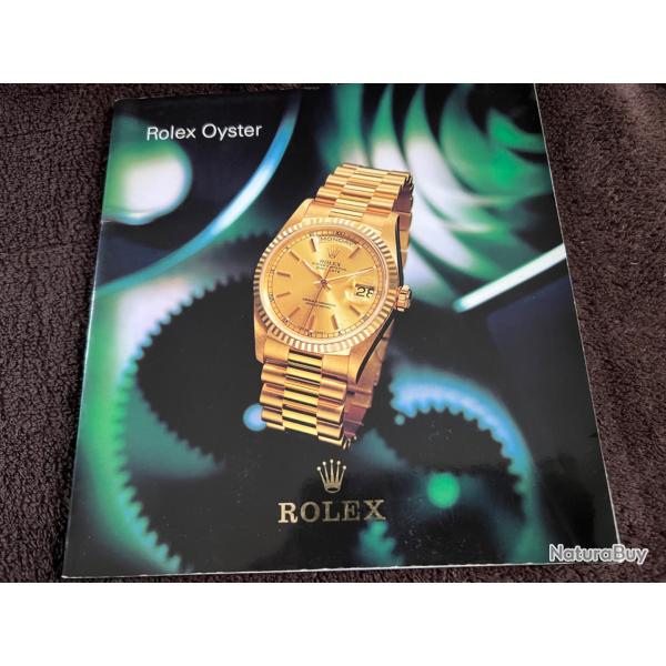 Rolex catalogue montres 1997 en fran�ais avec liste de prix suisses