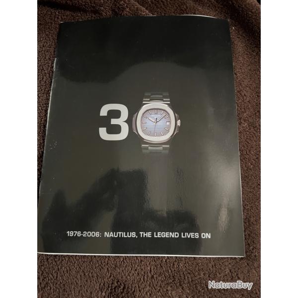 Patek Philippe Nautilus 1976-2006, brochure in spanish, 'The legend lives on'